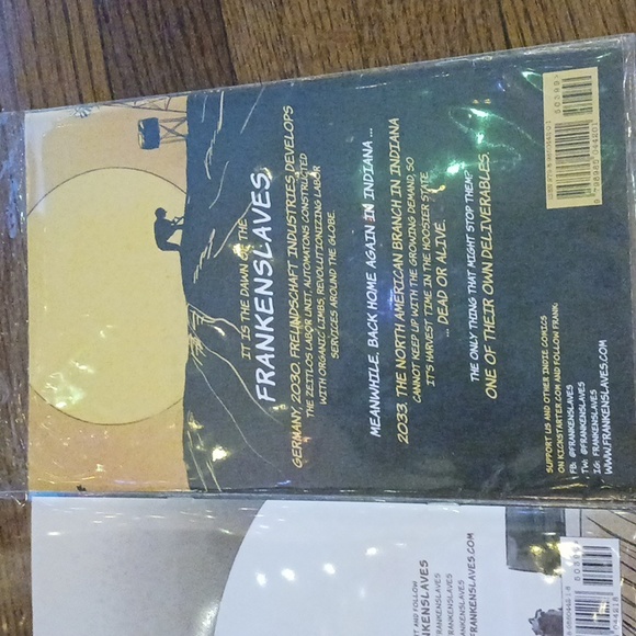 Frankenslaves Comic Books Volume 1, 2 and 3!!! All Autographed and Signed! Rare! - Picture 10 of 10
